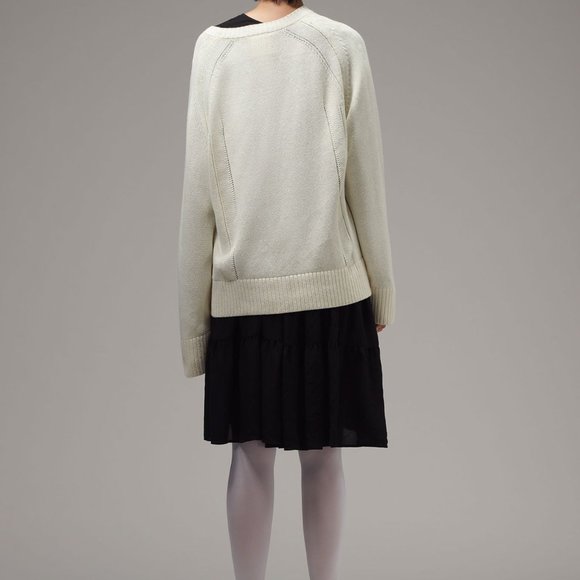 Ladies' Ribbed Sweater COBALT BLUE (LYK-005) - Picture 7 of 7